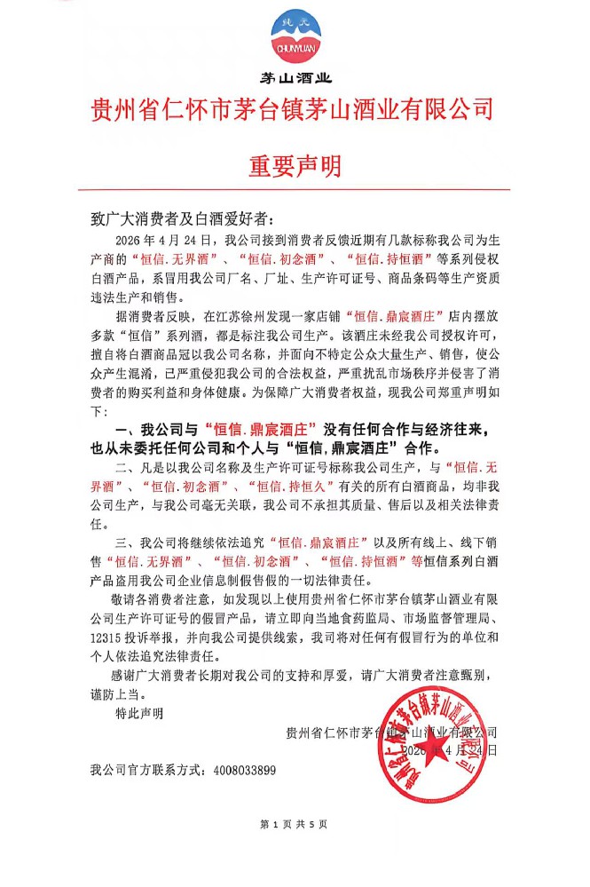 重要声明